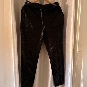 Juicy Couture shiny logo track pant